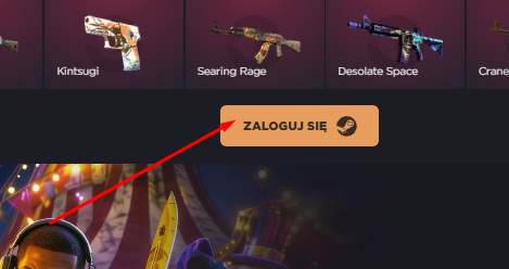 Krok 1 aktywacji kodu GGDrop